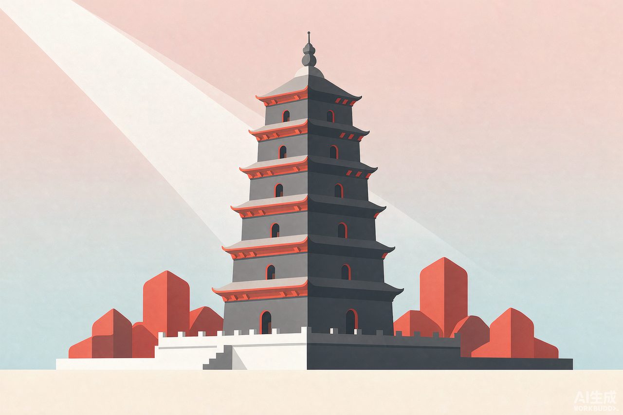 西安地标：大雁塔